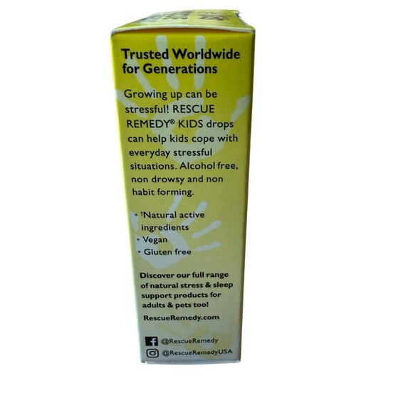 Bach Rescue Remedy Kids Natural Stress Relief Dropper 0.35 fl oz - Picture 5 of 7